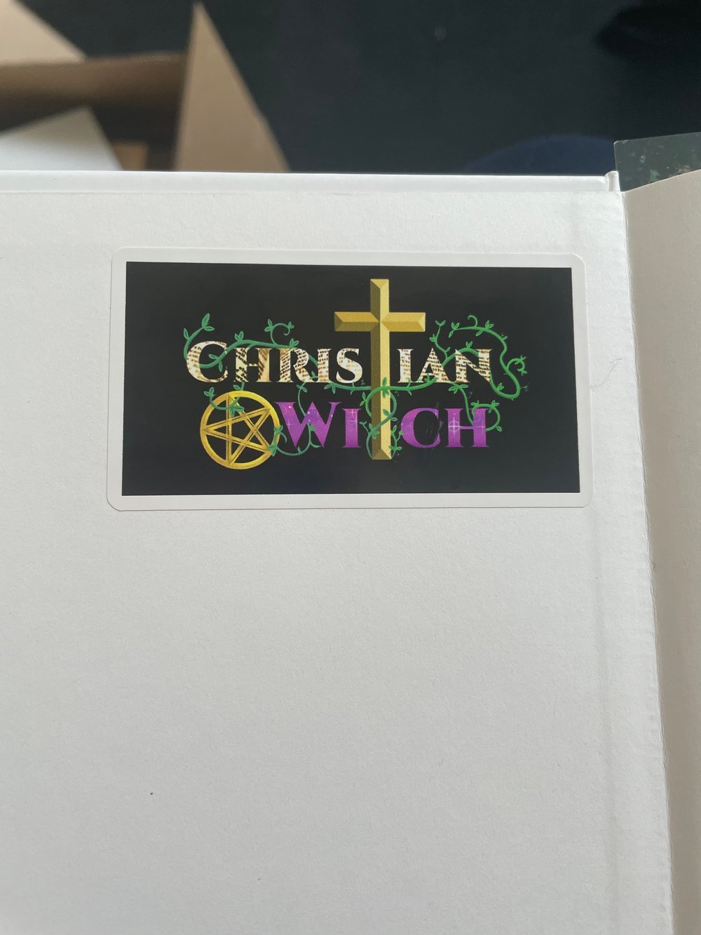 Christian Witch stickers