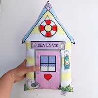 Image 4 of Beach Hut Cushion
