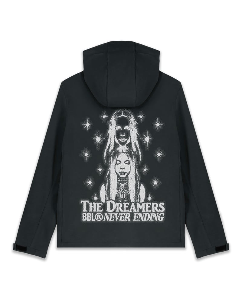 Image of The Dreamers Shell Jacket - Waterproof & Fleece Lined (Black)