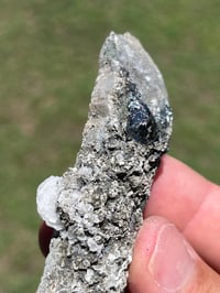 Image 14 of Coated Quartz Point & Calcite Specimen #2545
