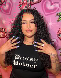 Pussy Power black Baby Tee