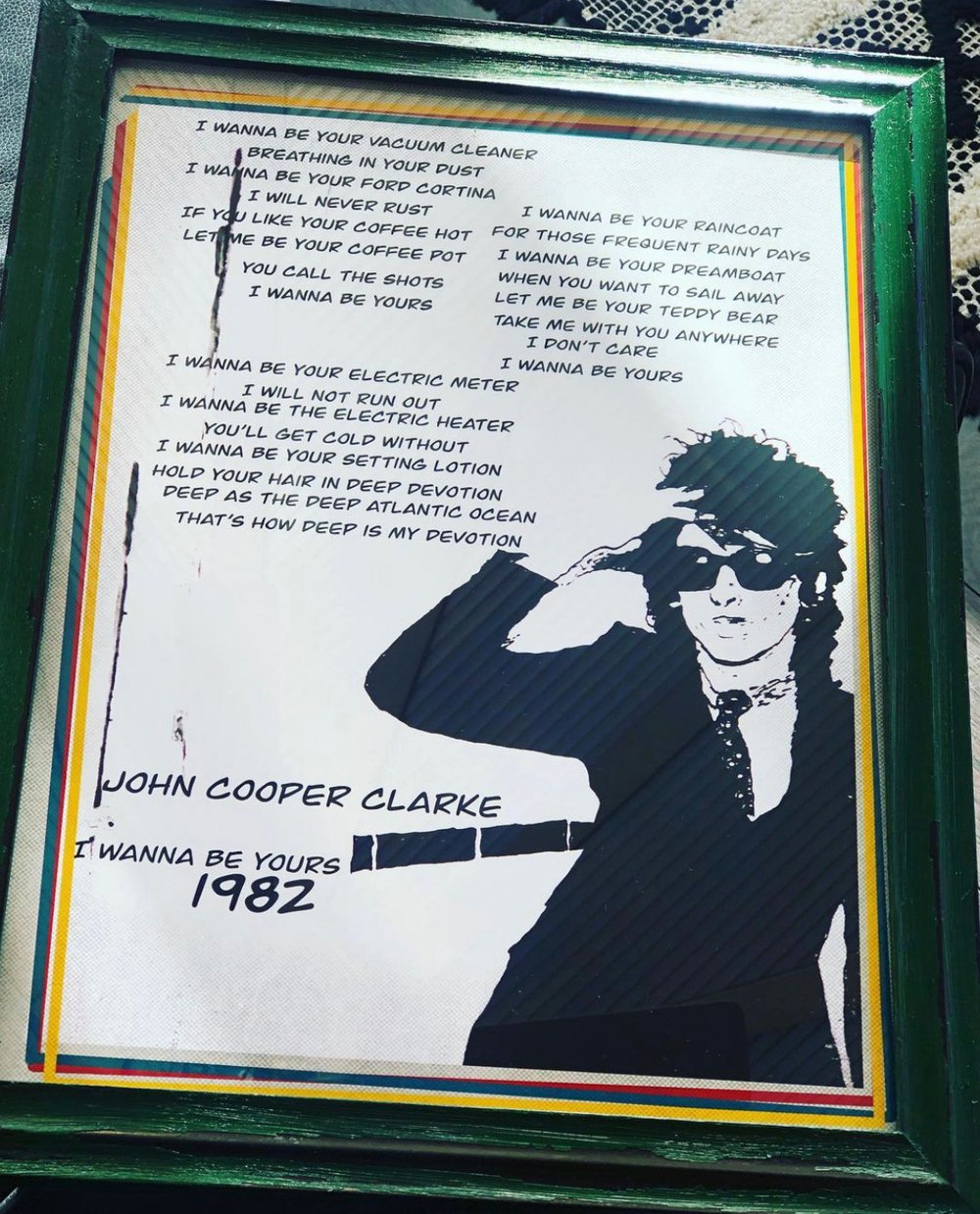 John Cooper Clarke - I wanna be yours V.2