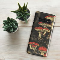 Image 6 of Dark Cottagecore Goth Inspired Vibrant Mushroom Tough case for Samsung®