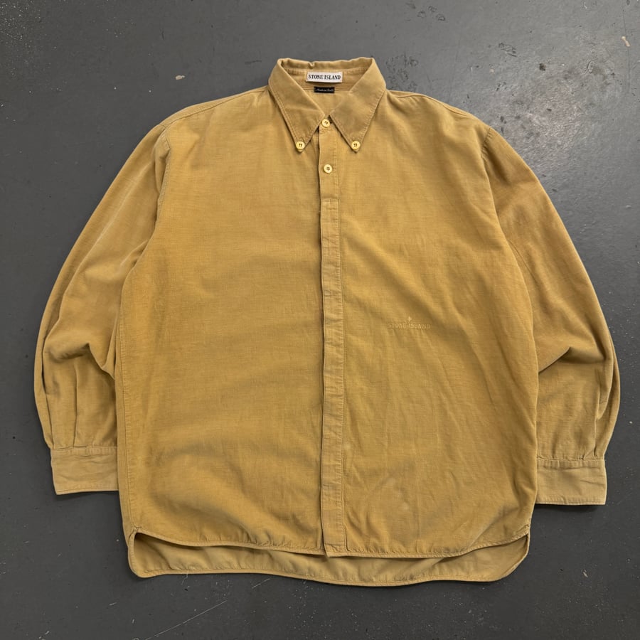 Image of AW1997 Stone Island Corduroy Shirt, Size XL