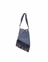 Image 3 of Denim & Fringe Purse