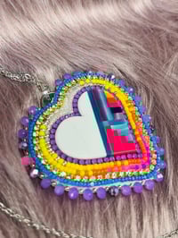 Image 7 of Cloud 9 Inlay Heart Necklace 