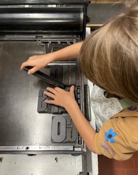 Image 1 of LETTERPRESS WORKSHOP FAMILY WITH KIDS