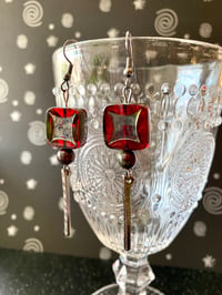 Image 3 of Czech Glass Dangle Earrings