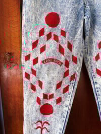 Image 3 of LAND BACK vintage acid wash jeans