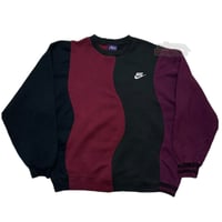 Image 3 of Nike Crewneck Colorblock Wave "TKRED" 623