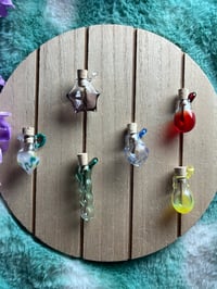 Image 1 of *NEW*Tiny Necklace Bottles - Great for fur or kitten/puppy teeth!
