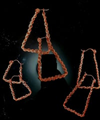 Image 5 of Braided Trapezoid Earrings