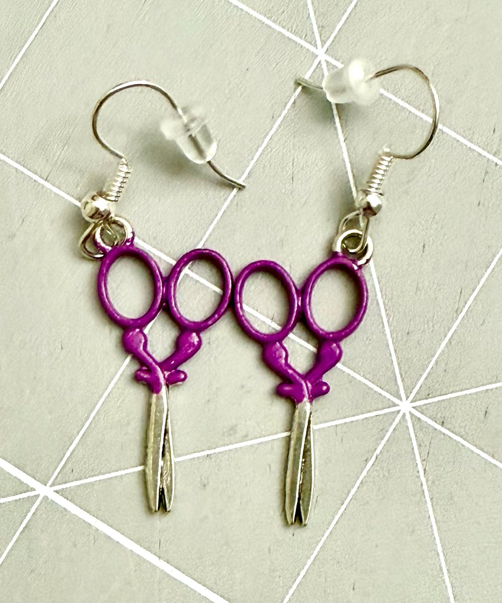 Image of Just the Scissors Earrings
