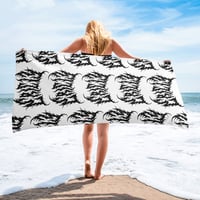 Image 2 of BLACK LIPSTICK LOGO Towel