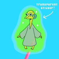 Mr Burns Transparent Sticker