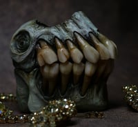 Image 8 of Old Bone Dental Ring Box- ring storage stash box handmade, one off