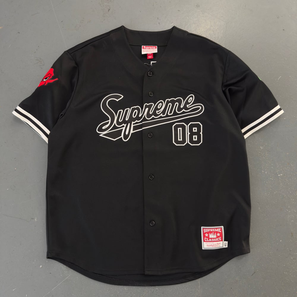 Image of Supreme x Mitchell & Ness Downtown Hell Jersey, size XL