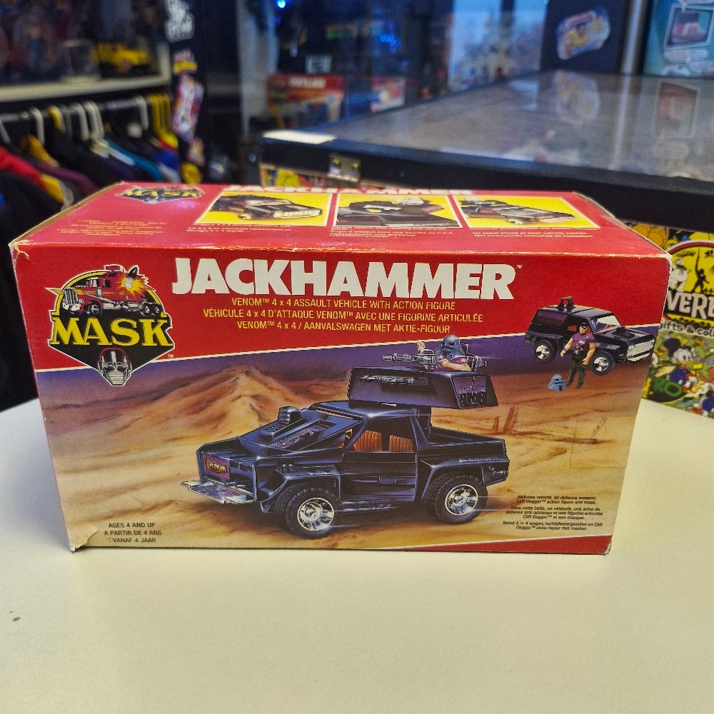 Voiture MASK Jackhammer Kenner 1986 Avec Figurine, Collection Vintage