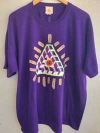Image 1 of Purple Unalome T-shirt XXL Size