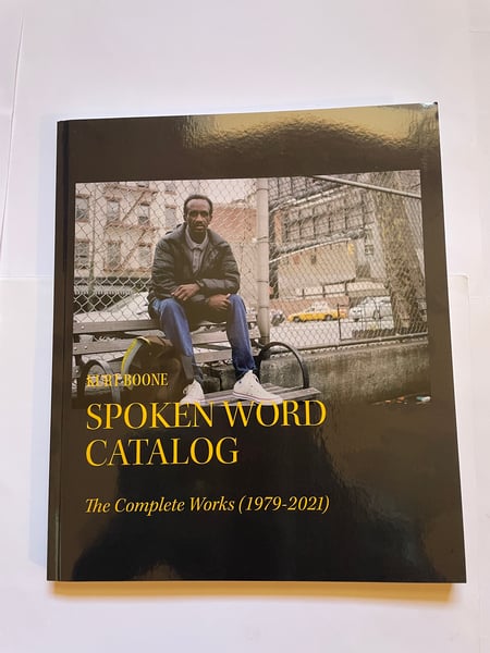 Image of Spoken Word Catalog of Kurt Boone 1979 -2021