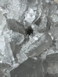 Image 5 of Grey Phantom Quartz Points Cluster #2244