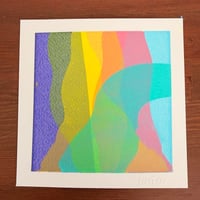 Image 2 of Summer color study #1 - 6x6"