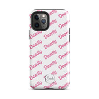 Image 2 of Tough Case for iPhone® "Deadly Barbz (White)"