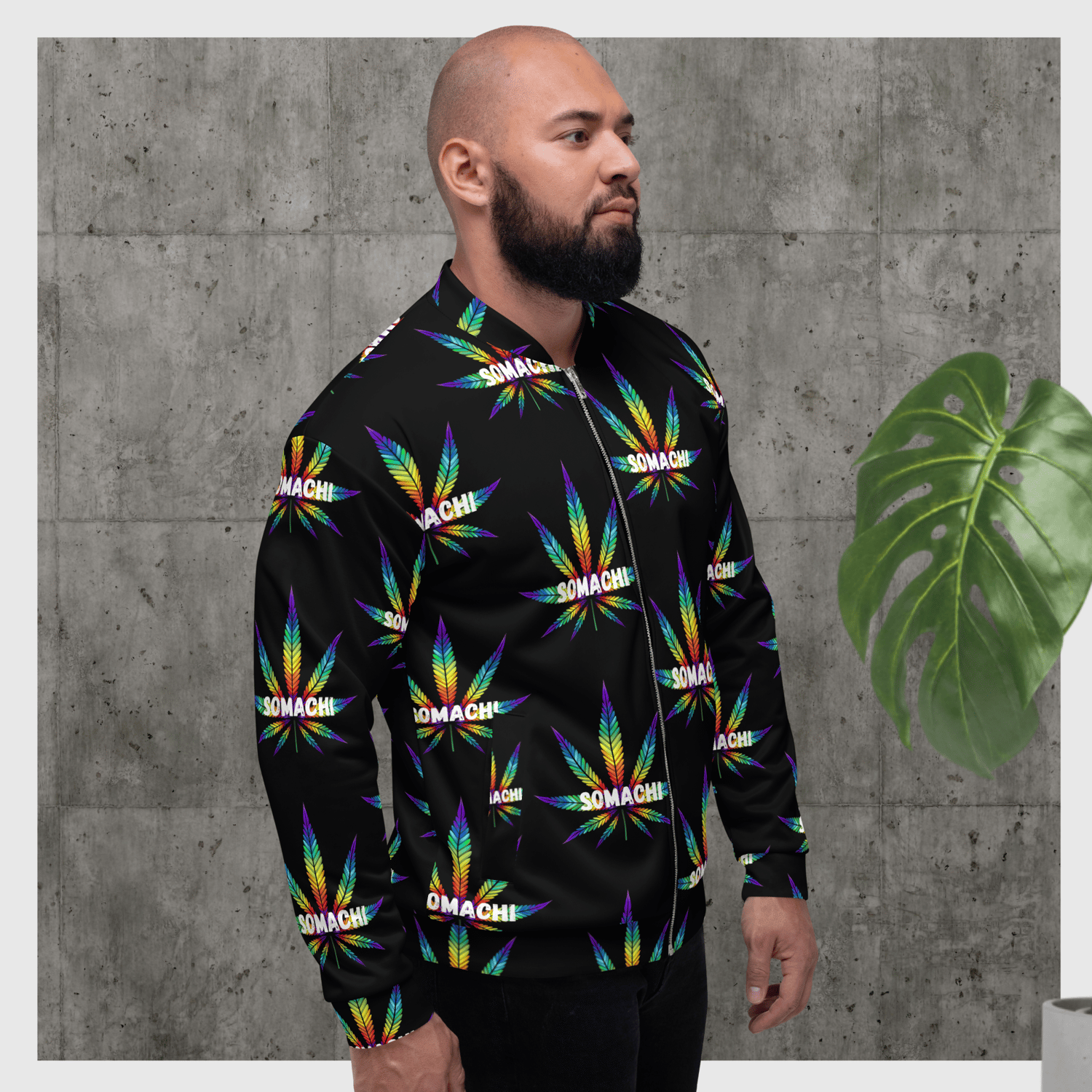 Image of  Cannibas Unisex Bomber Jacket