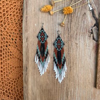 Image 1 of Aurelia fringe earrings