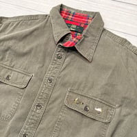 Image 2 of Vintage Flannel Lined Orvis Button Up - XL