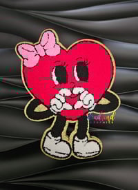 Standing Heart With Bow