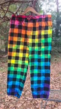 Image 7 of Buffalo Rainbow Flannel PJ Pants