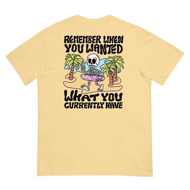 Remember when you wanted what you currently have  T-shirt