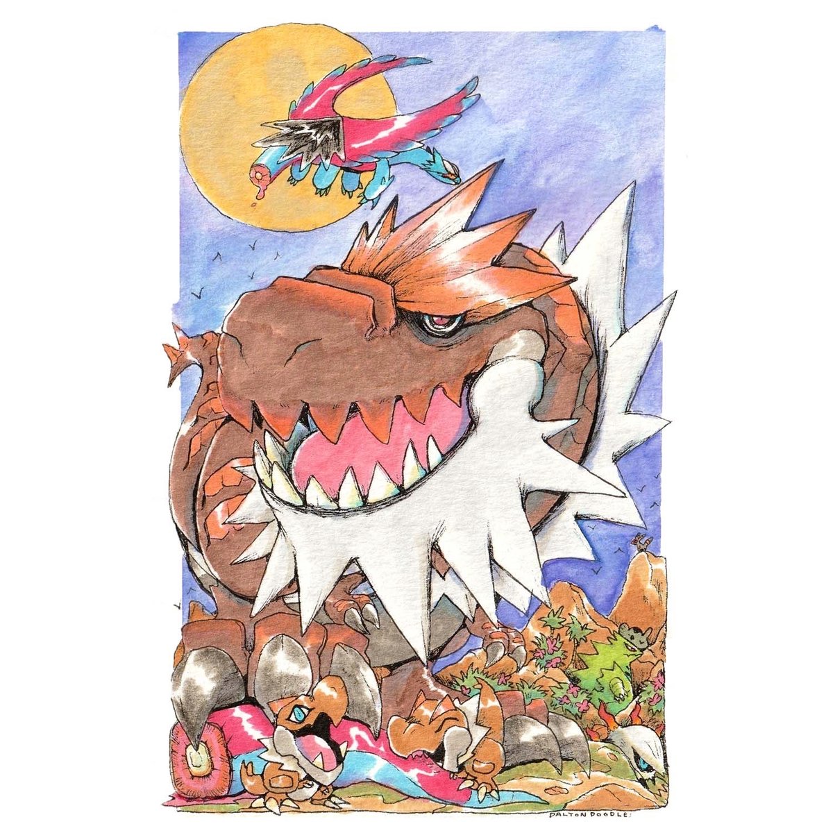 Image of PRINT SET: Legend Of The Looming Moon