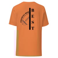Image 4 of Miami Hurricane Football Mom Shirt (Customizable Name on back)
