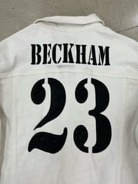 Image 4 of Custom Jean Jacket David Beckham 2002-03