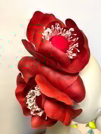 Image 2 of Red straw roses. SOLD