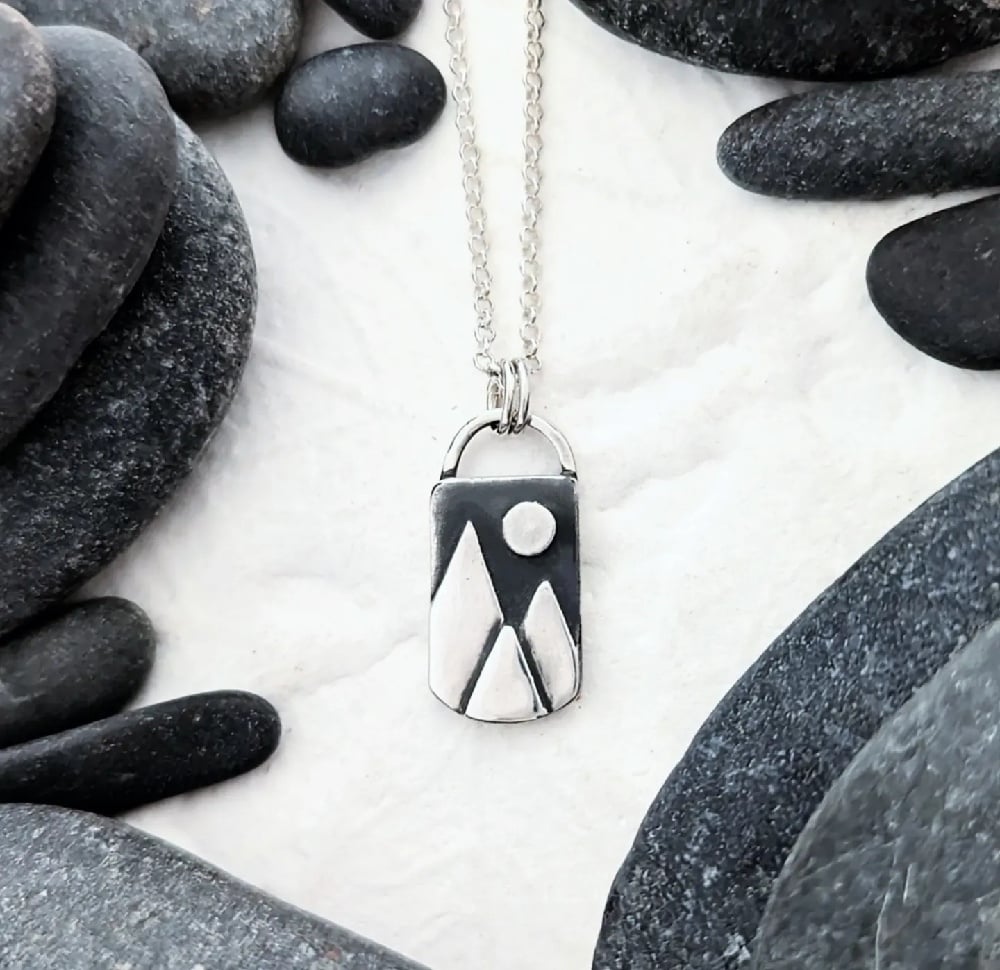 Image of Mountain Moon Necklace 