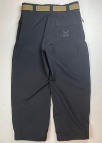 Image 2 of BLACK EXTRA BAGGY TECHNICAL LIZARD PANTS