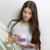 Image 3 of White glossy mug - Purple Ga