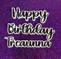 Image 12 of Cake script cake topper