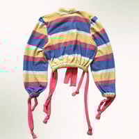 Image 3 of clown stripe sweater 