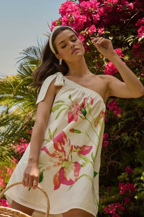 Image of Lilibel One Shoulder Dress