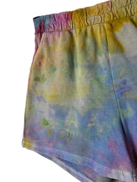 Image 11 of M 100% Cotton French Terry Sweatsuit Set in Muted Euphoria Spiral Ice Dye