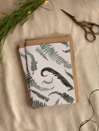 Image 4 of Botanical Christmas Card Pack  - Luxury Sustainable Nature Cards A6- Pack of 4/8.