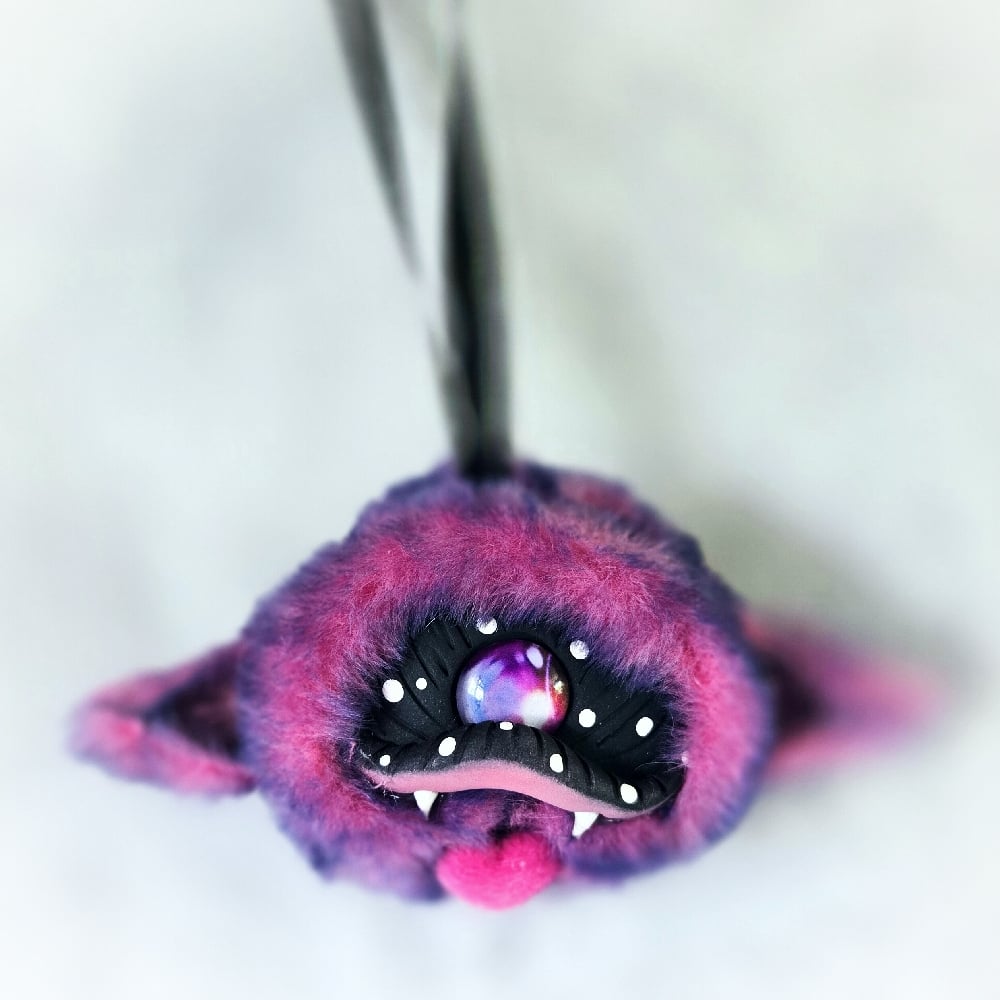 Image of Pink Beastie Car Charm