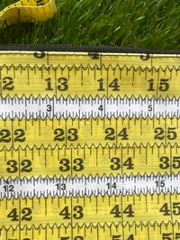 Image 3 of Hand made tape measure purse - zipper bag - actual tape measures