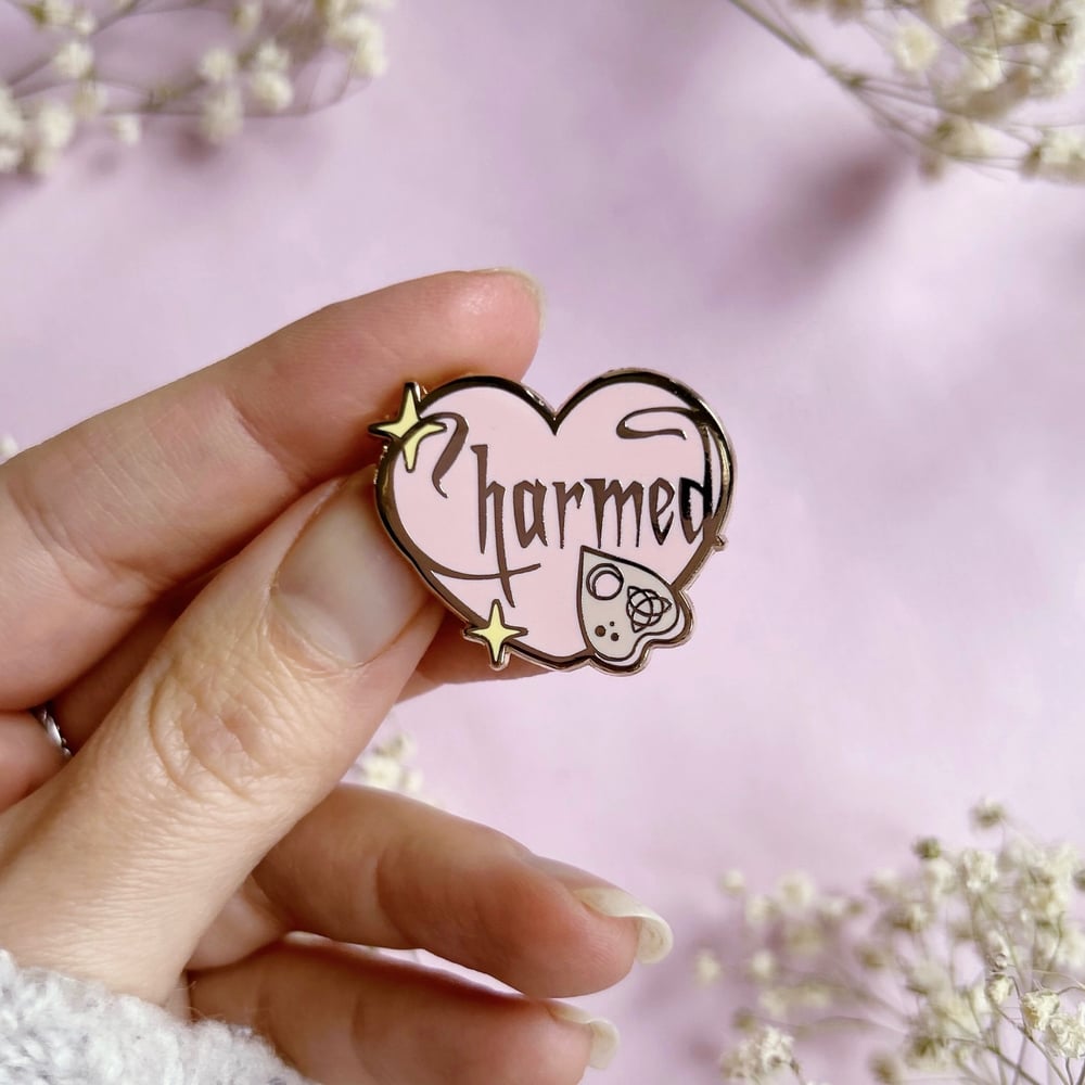 Image of Charmed heart pin