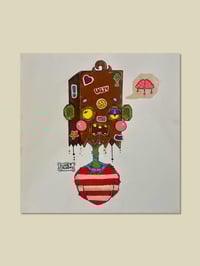 Image 3 of ugly and not proud original canvas piece 