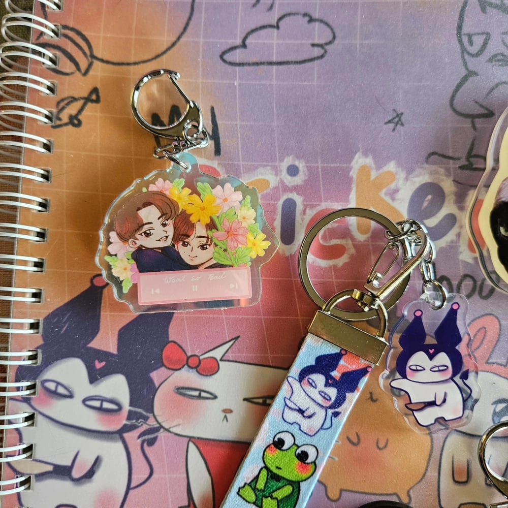 Image of Want So Bad MinSung Keychain